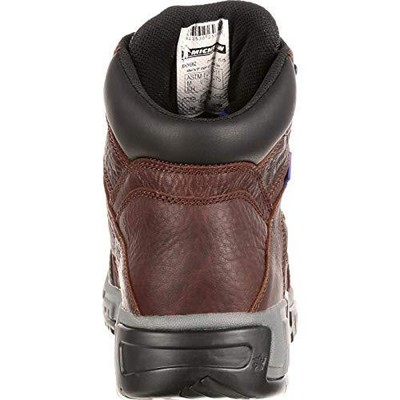Pre-owned Michelin Men's 6" Hydroedge Steel Toe Waterproof Work Boot Brown - Xhy662 Color In Color Brown