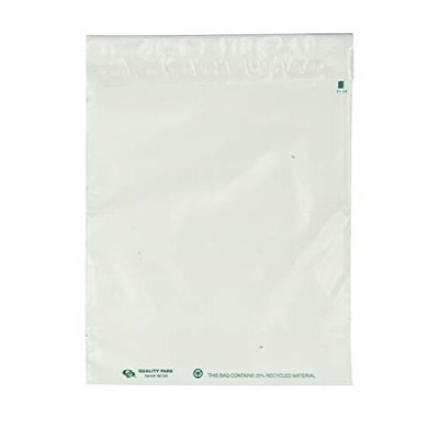 Quality Park Poly Mailer, Redi-Strip, White, 9 x12, 100 per Box, (46190)