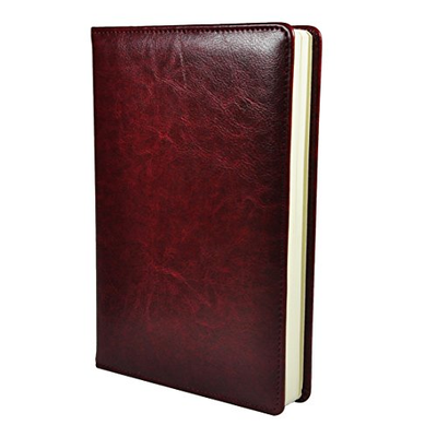 Littfun Leather Journal Diary, Notebook Burgundy