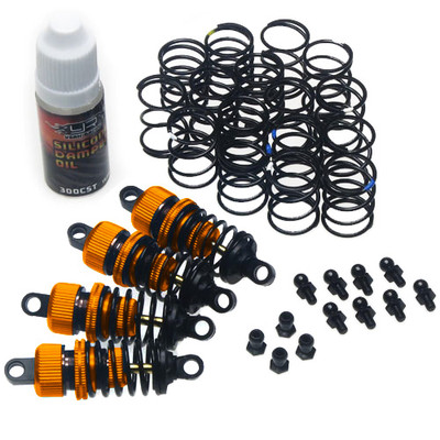Yeah Racing 55mm Aluminum Threaded Shock Set - Tamiya / HPI Sprint 2 DSG-0055OR