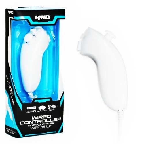 KMD White Navigation Controller/Nunchuck Video Game Controllers
