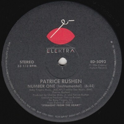 Patrice Rushen Remind Me 12インチレコード PATRICE RUSHEN Remind Me/Number One 12