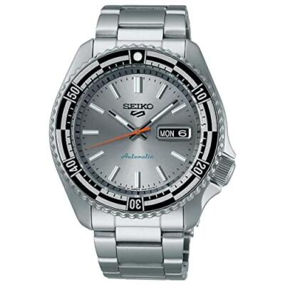 Pre-owned Seiko 5 Sports Sbsa217 Retro Color Collection Mechanical Automatic Men Watch