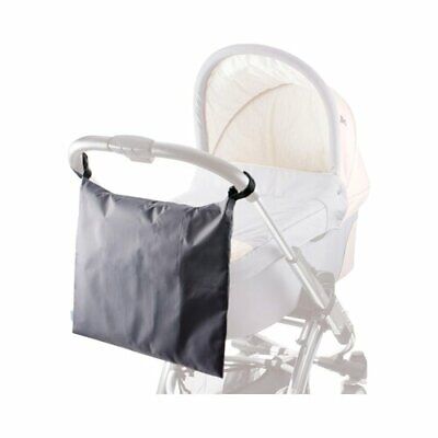 Einkaufstasche für Kinderwagen und Buggy schwarz-grau
