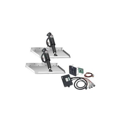 Lenco 12'' X 12'' Edgemount Trim Tab Kit W/Standard Tactile Switch Kit 12V
