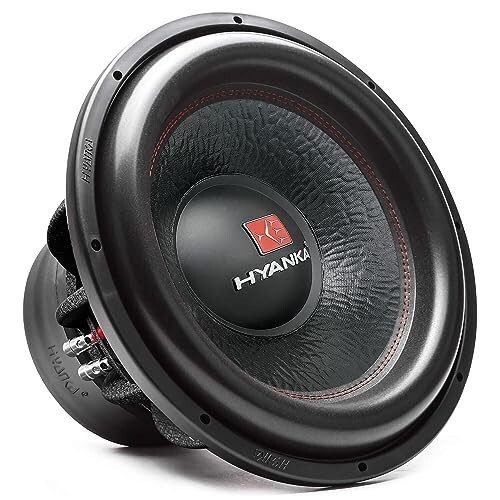 Car Audio, Black Steel Basket, Dual Voice Coil 2 Oh