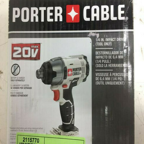 Porter Cable 20v Max Lithium Ion 1/4