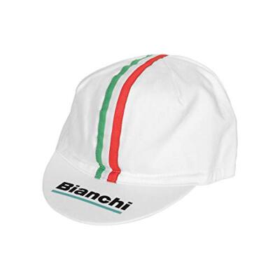 [ Genuine ] Bianchi Basic Cycle Cap White Free Size 22 〜 23.5inc from Japan 9810