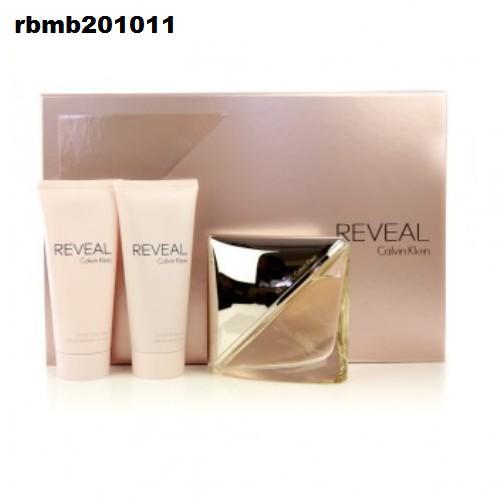 Calvin Klein REVEAL Gift Set 3pcs 3.4 Oz Edp shower