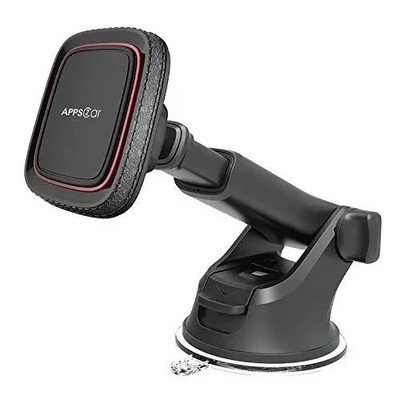 APPS2Car Magnetic Phone Car Mount, Universal Dashboard Windshield Black-Red
