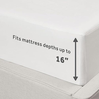 Sunbeam Restful Heated Mattress Pad 12 Heat Settings, Full White