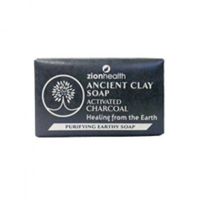 Мыло Zion Health Ancient Clay Soap Древесный уголь 6 унций твердое мыло