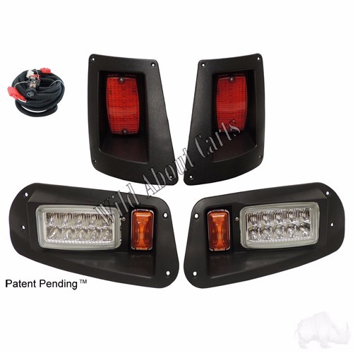 Golf Cart RHOX Complete Adjustable Light Kit, LED Bulbs for EZGO RXV eBay