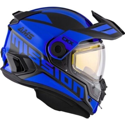 CKX MISSION AMS FULL FACE HELMET SPACE - WINTER BLUE Size LARGE #515474