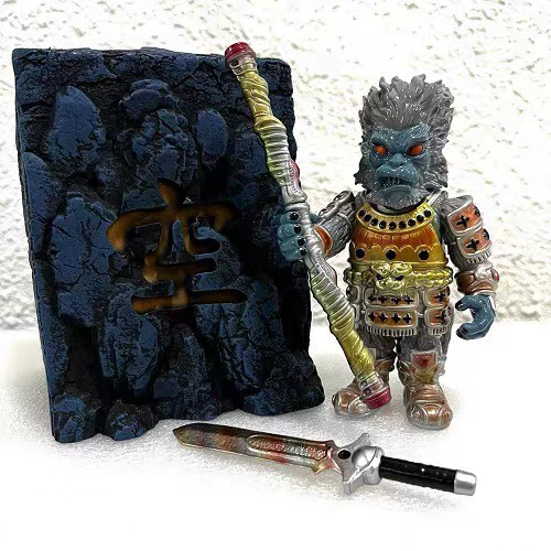 Kaiju One ULTRA SUN SUN Blue Version Vinyl Sofubi Figure Toy Kaiju One ULTRA SUN SUN Blue Version Vinyl Sofubi Figure Toy