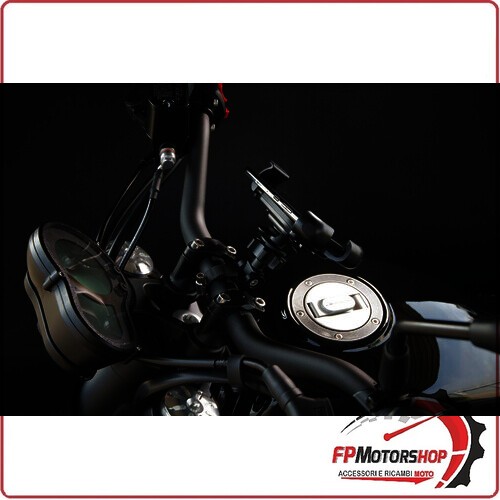 91592 TITAN CLAMP ATTACCO MULTIFUNZIONE REGOLABILE PER MANUBRIO MOTO 