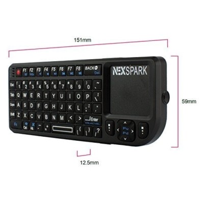 NexSpark Mira UM1 2.4G Mini Keyboard for Smart TV/PC/Raspberry pi/Google TV Box