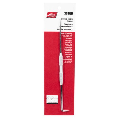 1 PK,Lisle Corporation Scribe Tool Straight 90-Degree Heads Knurled Handle (318