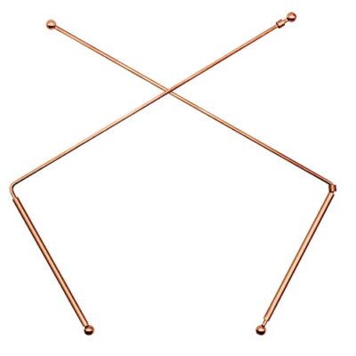 2X 99.9% Copper Dowsing Rod - Divining Rods with Box Ghost Hunting Water Divin