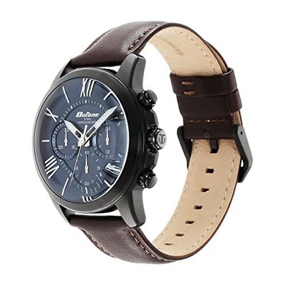 Pre-owned Titan Analog Blue Dial Men's Watch-90152nl01