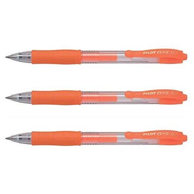 Orange gel ink pens deals