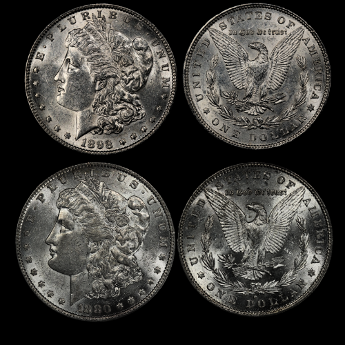 1878-1904 Morgan Dollar Roll - 20 Coins - AU / BU - High Grade Bullion