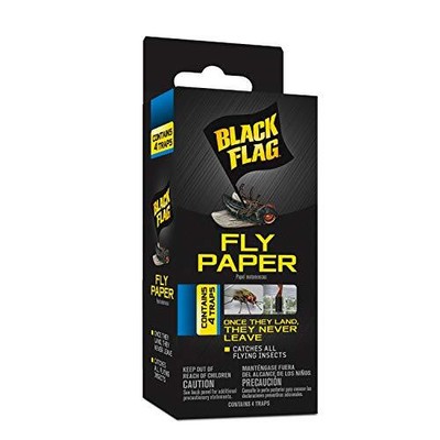 Fly Paper, Insect Trap, Catches All Flying Insects 4 Traps