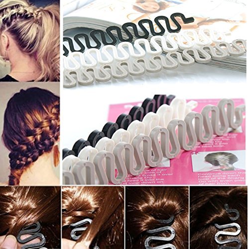 6pcs Opcc Fashion French Hair Styling Clip Stick Bun Maker Braid