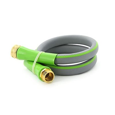5/8" Inch X 5' Foot Heavy Duty Flexible Water Hose,...