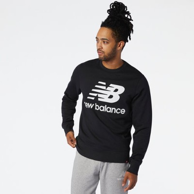 

Мужские кроссовки New Balance Essentials Stacked Logo Crew, Черный