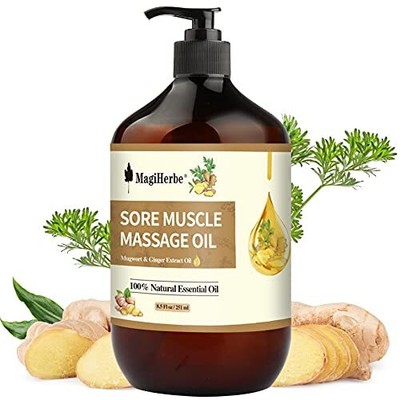 For Body, 251ml Pure Natural Ginger Essential Oil And...