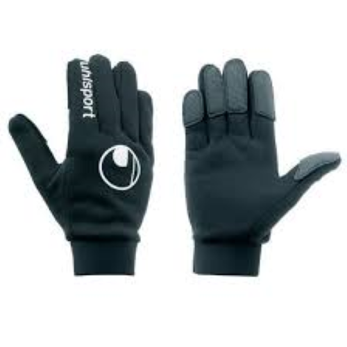 Uhlsport Feldspieler Handschuhe Fleece Winter Spieler Handschuh schwarz