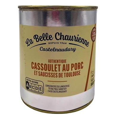 La Belle Chaurienne Pork Cassoulet 840g French Ready Meal Cooking Sauce Tin