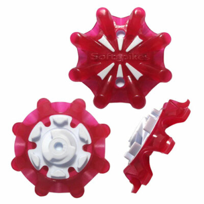 16 CHERRY RED Pulsar Fast Twist 3.0 SoftSpikes Cleats BEST BULK PRICE ON EBAY