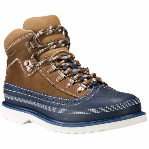 Timberland Brogue Euro Hiker Boot # TB0A1FVC Navy & Brown Men