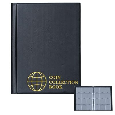 Coin Flip Holder Albums - 120 Pockets 2X2 Inches Coin Storage Books for Coin New