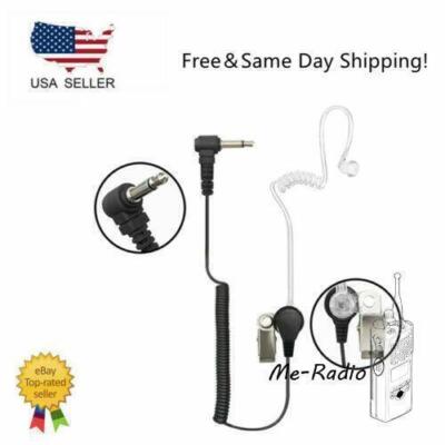 3.5mm Listen Only Acoustic Headset Earpiece Compatible with Walkie Talkie Radio