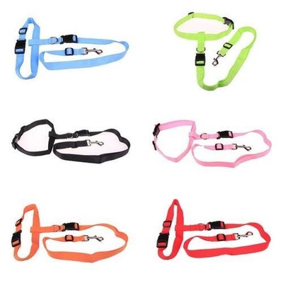 New waist pet dog leash running jogging puppy dog
