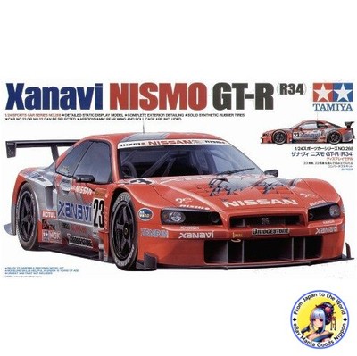自動車 Xanavi Nismo GT-R R34 1/24 Tamiya Tamiya 1/24 Sports Car Series Xanavi Nismo GT-R R34 | eBay