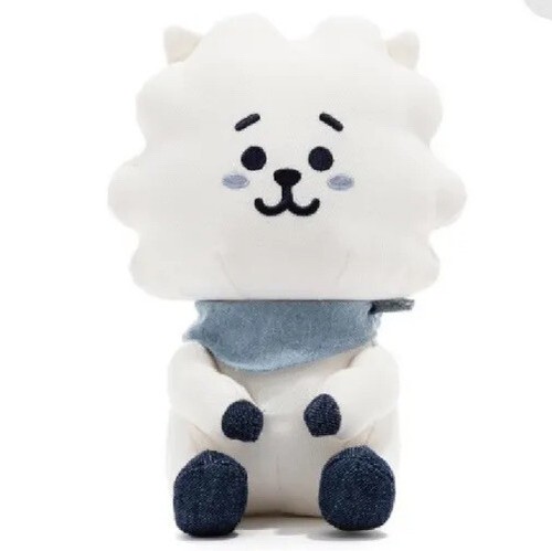 BT21 RJ Plush doll Denim Fabric JAPAN LIMITED 8