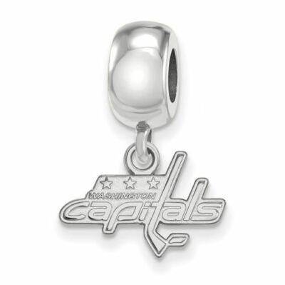 SS NHL Washington Capitals Extra Small Dangle Bead Charm