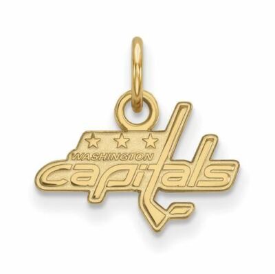 SS Gold-plated NHL Washington Capitals XS Pendant