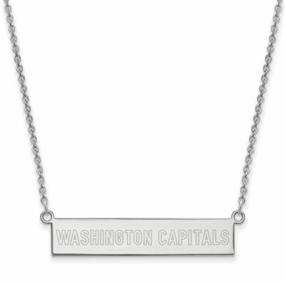 SS NHL Washington Capitals Small Bar 18 in Necklace