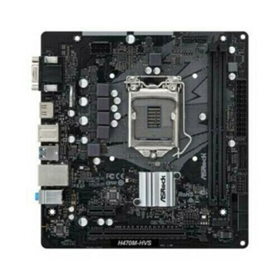 ASROCK H470M-HVS Motherboard Intel H470 LGA1200 2xDDR4 Micro ATX HDMI USB2.0
