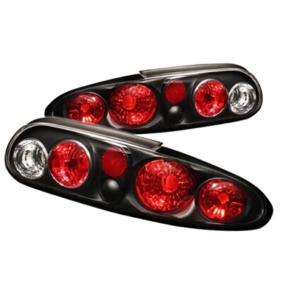 Spyder 5001191 Euro Style Tail Lights Black For 1993-2002 Chevy Camaro 2pc