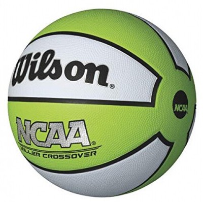 Basketball Ball Youth 27.5 in. Lime White For Indoor Outdoor Recreational Play