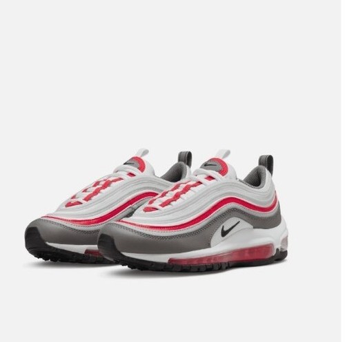 NIKE AIR MAX 97 G スニーカー　26cm NIKE AIR MAX 97 (GS) WHITE-WHITE-METALLIC SILVR SZ 4.5Y