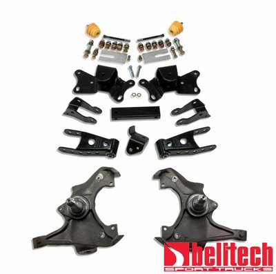 Belltech 89-96 Silverado C3500/C2500 3/4 Drop Lowering Kit 721