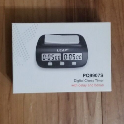 LEAP Digital Chess Timer Clock Delay and Bonus PQ9907S 