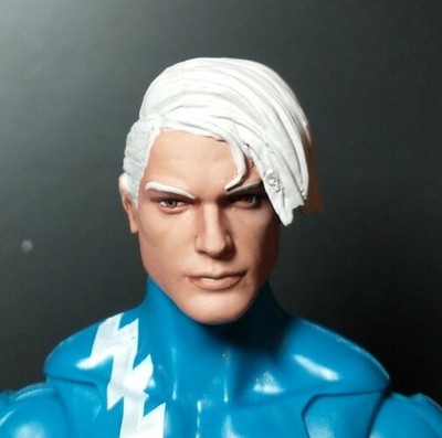 PAINTED HEAD ONLY DC Comics Marvel Legends custom head Quicksilver